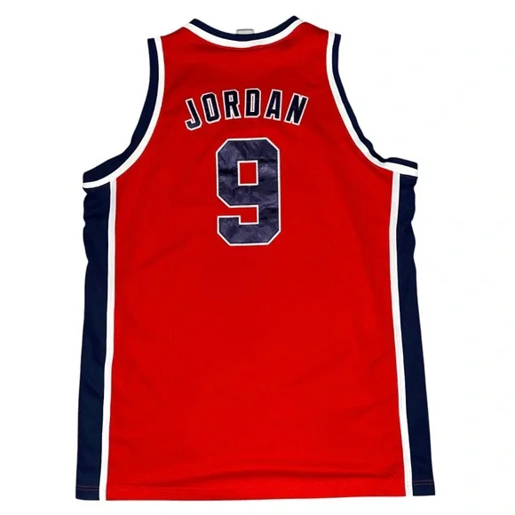 Vintage Nike Jordan 1984 Olympic USA Legends Jersey XL (E)